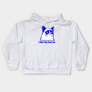 I Hate My Pancreas Dark Blue Kids Hoodie